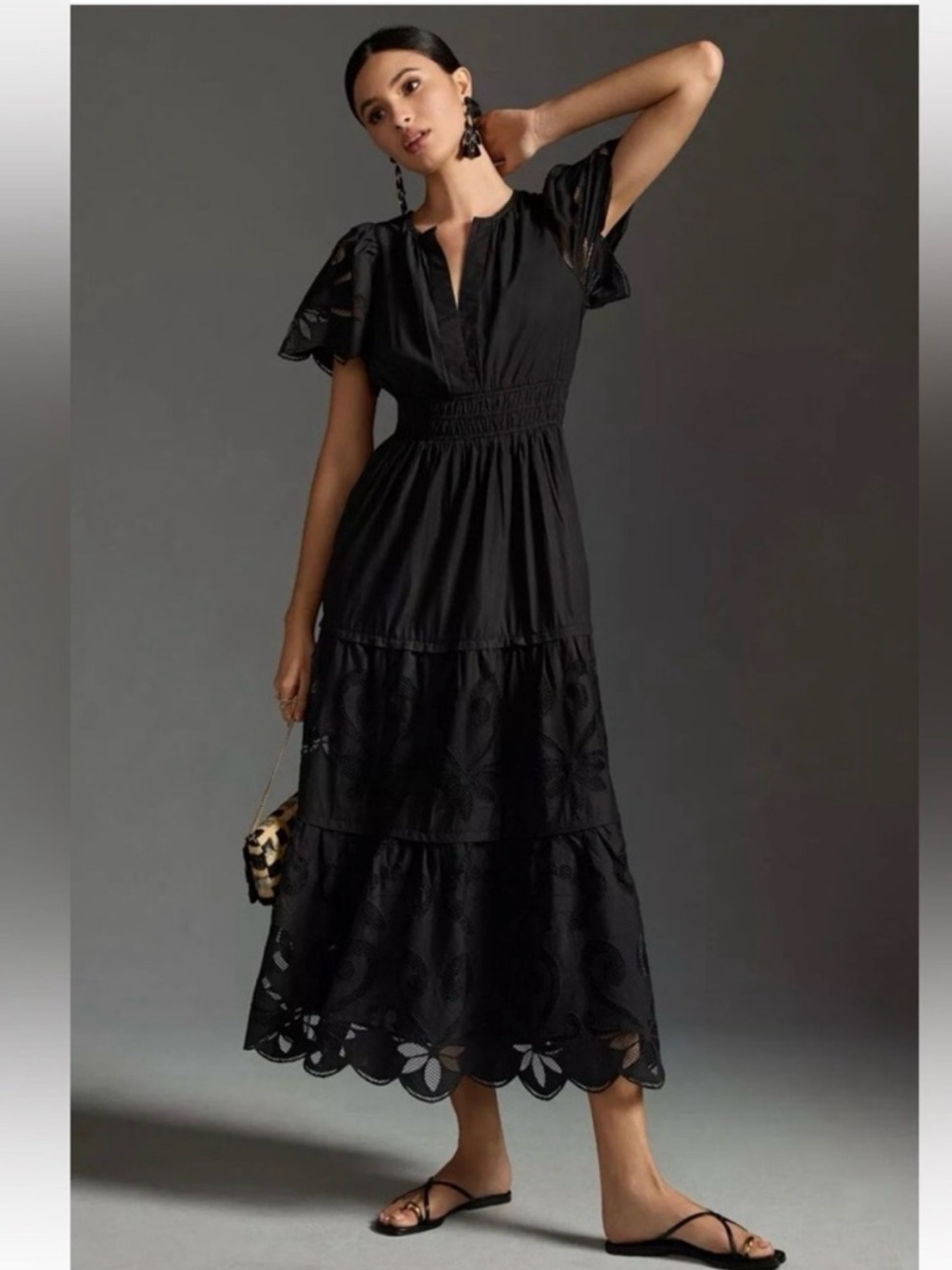 Anthropologie Somerset Maxi Dress: Cutwork Edition